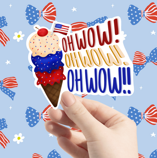 OH WOW! Sticker